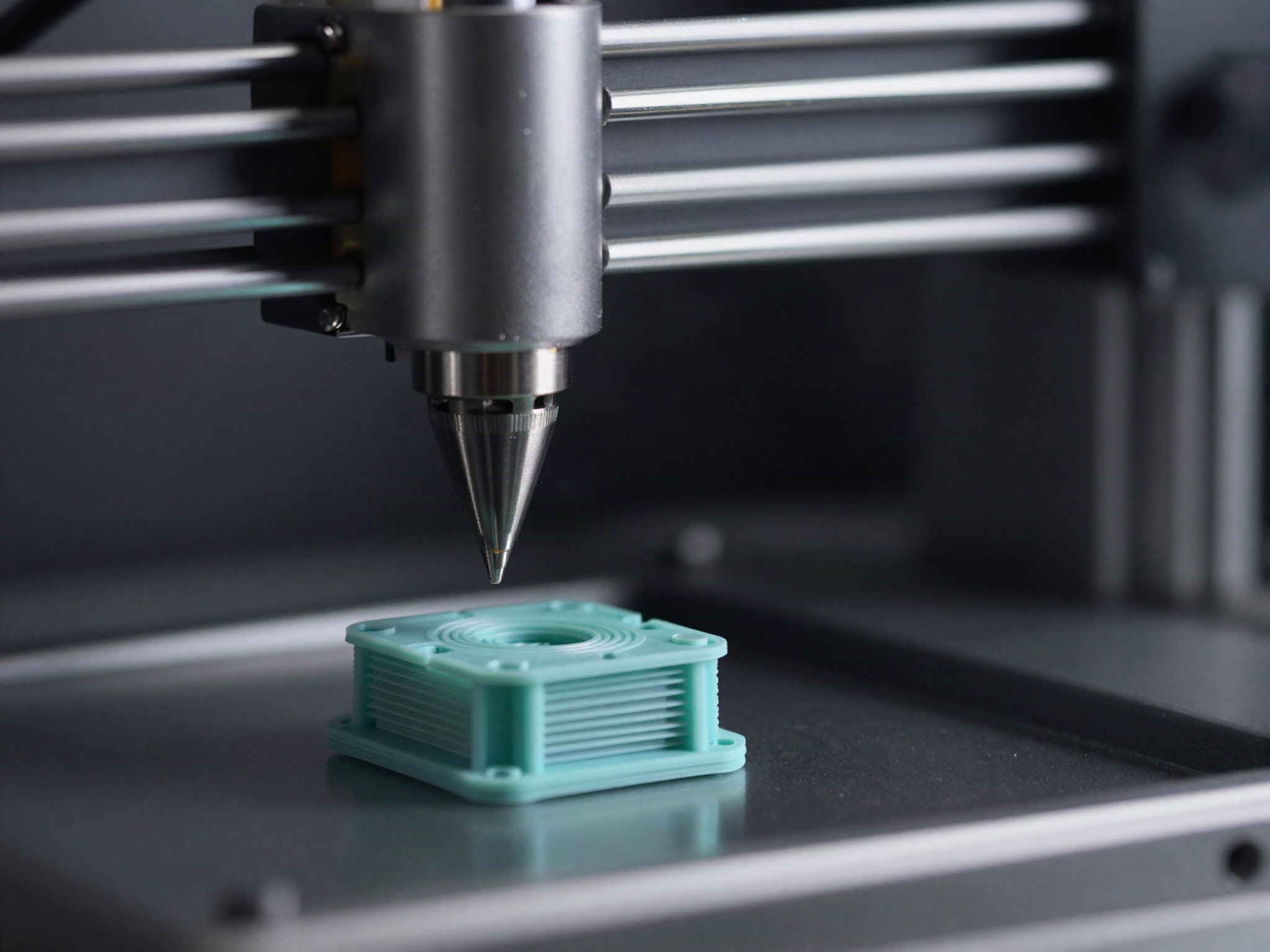 3D-Drucker fertigt ein Prototypenbauteil
